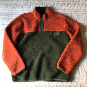 Orvis Sherpa Fleece Snap Pullover Fleece Large